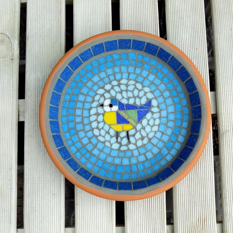 blue tit mosaic
